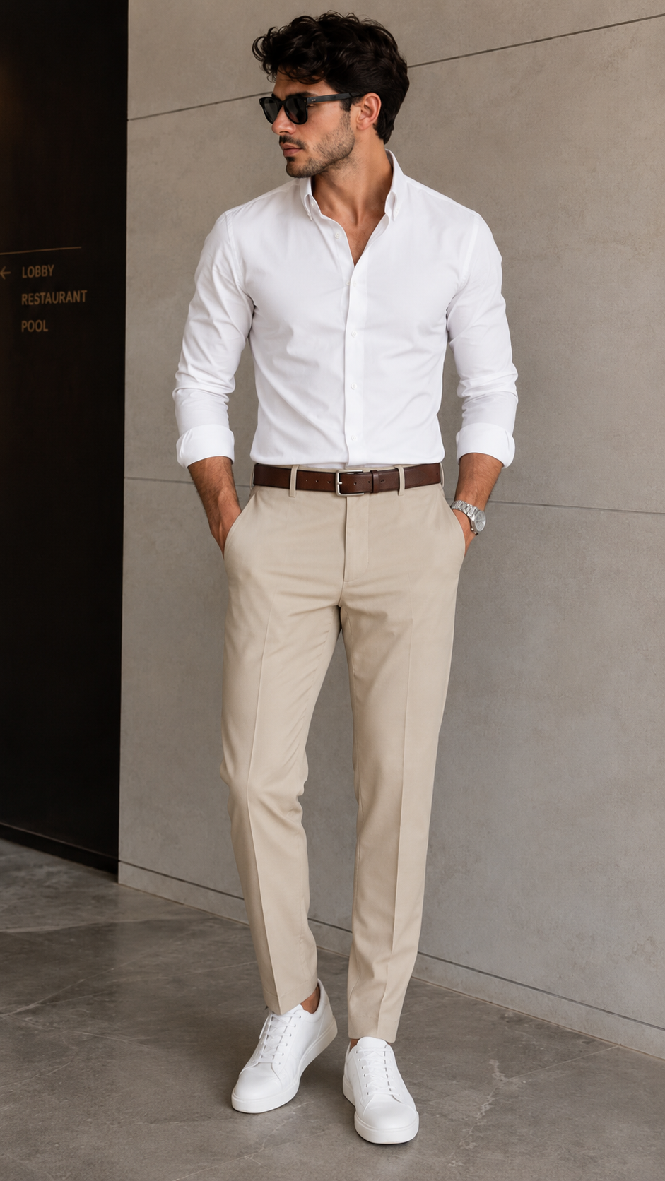 Men’s Smart Casual Dress Shirt