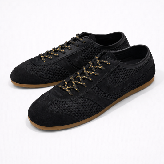Women’s Retro Leather Sneakers — Comfortable Casual Shoes