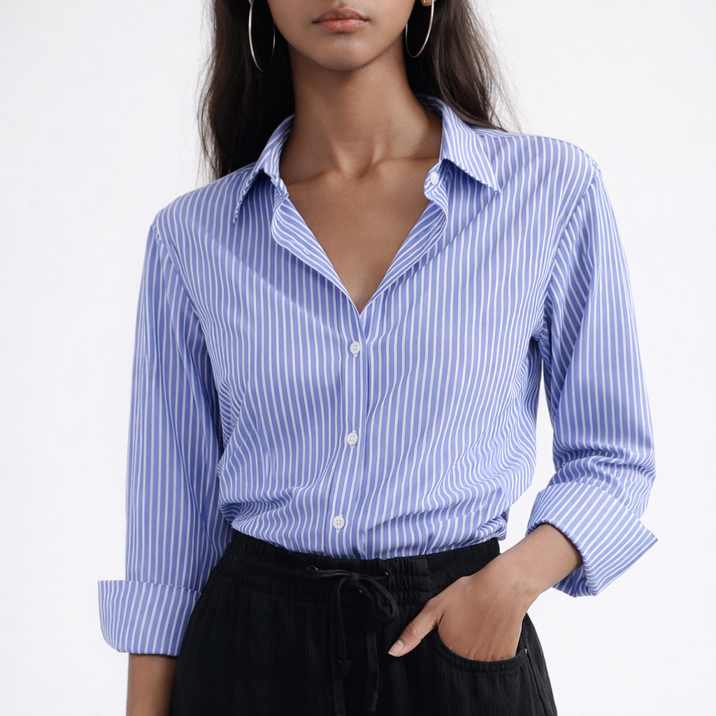 Classic Long Striped Shirt