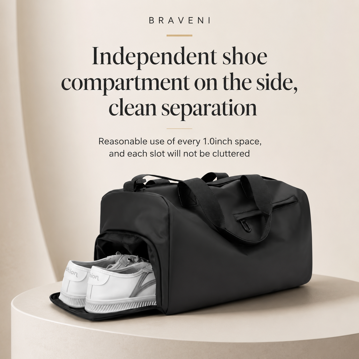 Keep Shoes and Wet Gear Separate in One Bag