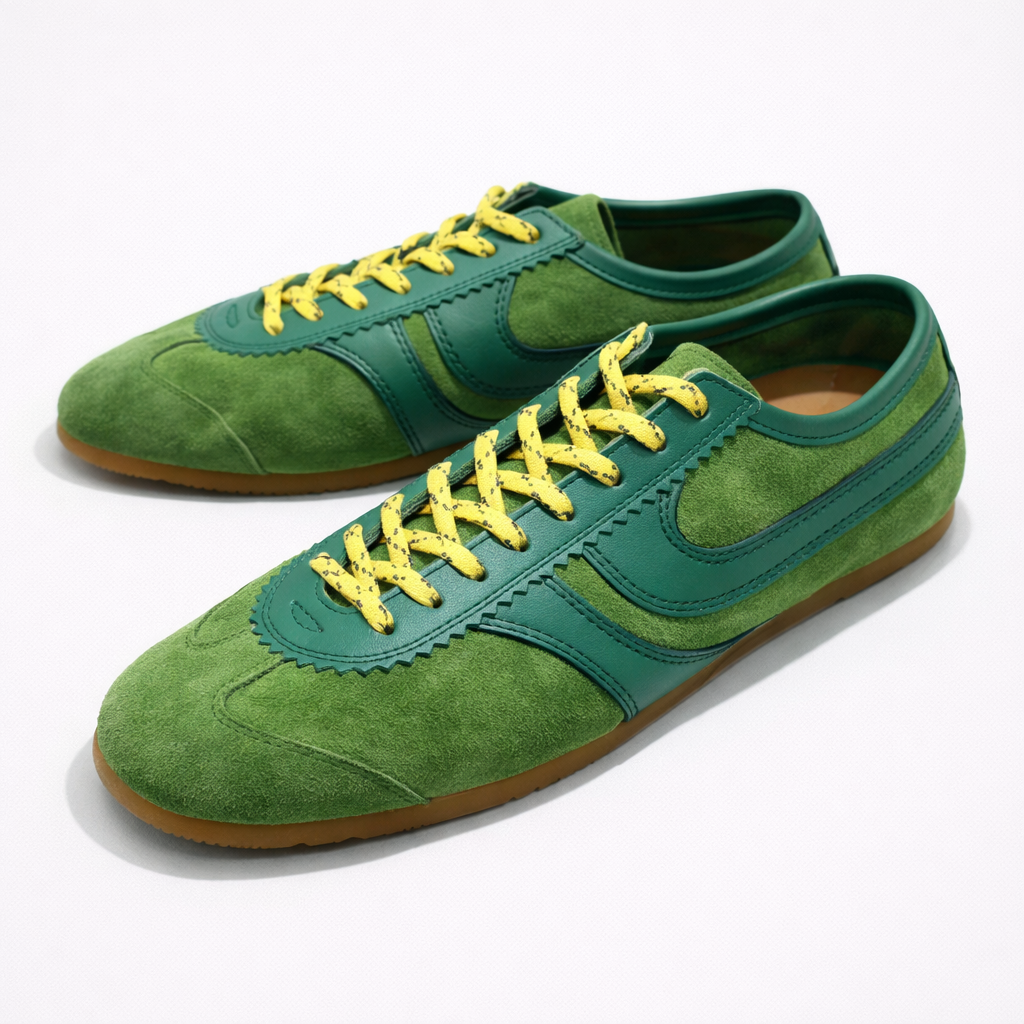 Retro-Ledersneaker für Damen — Bequeme Freizeitschuhe