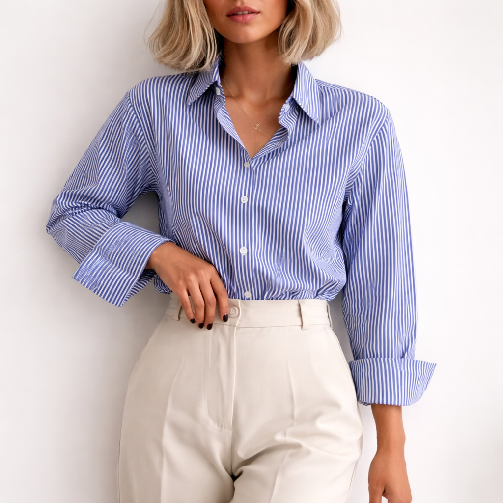 Classic Long Striped Shirt