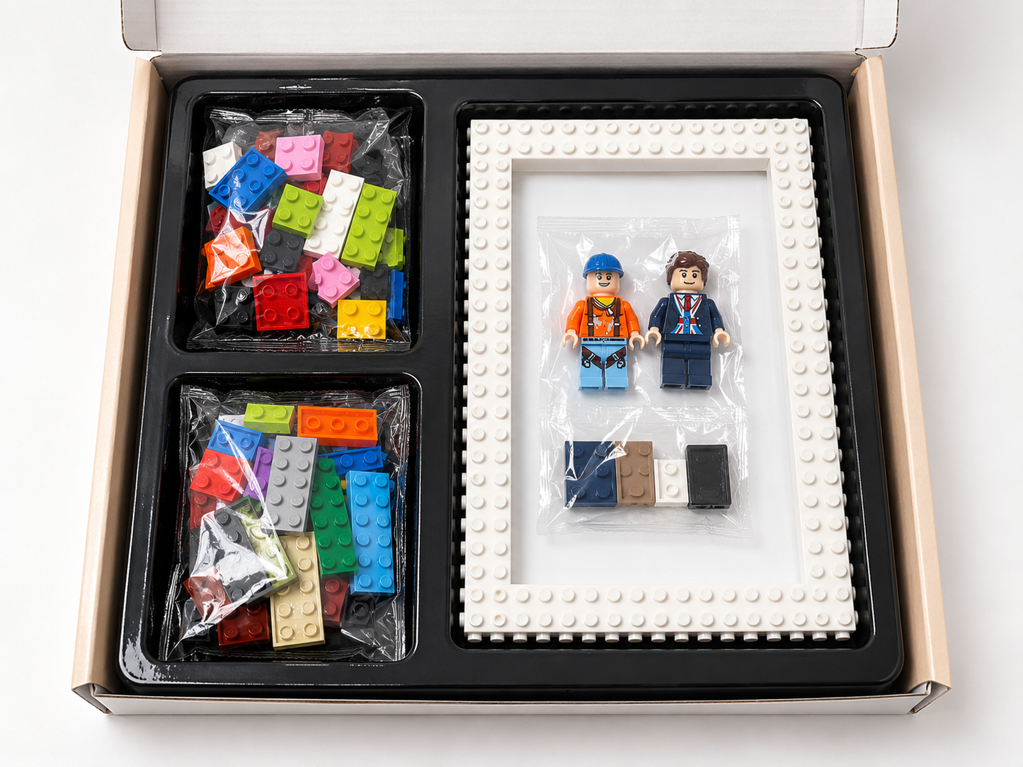 Colorful DIY Building Block Photo Frame