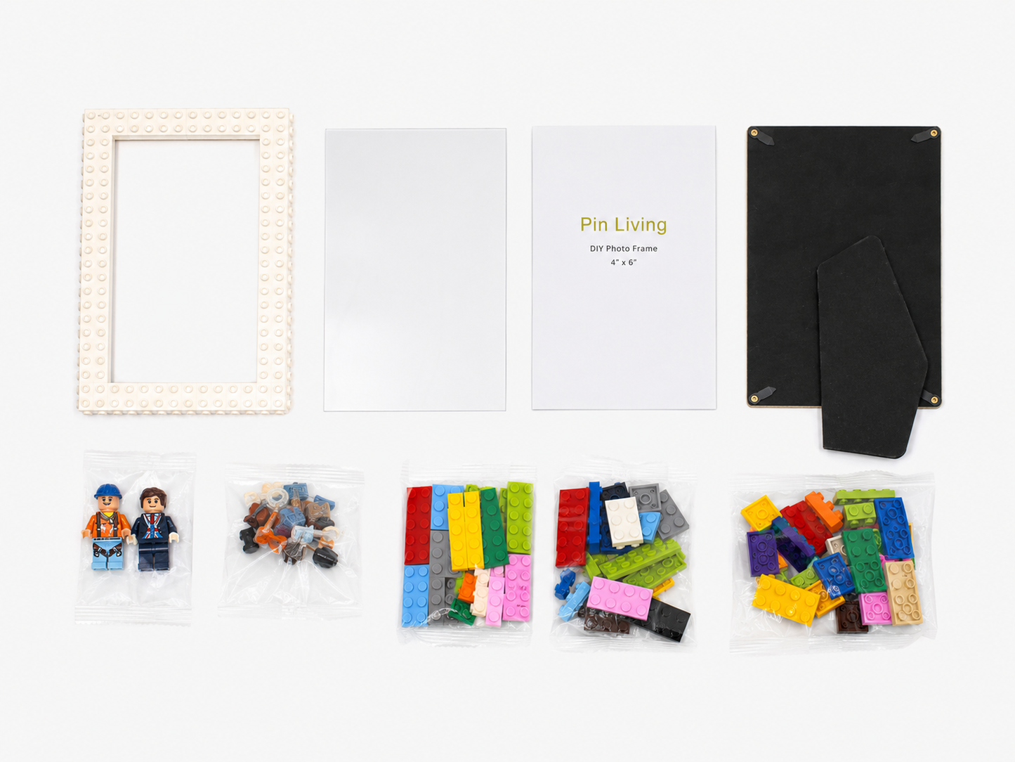Colorful DIY Building Block Photo Frame
