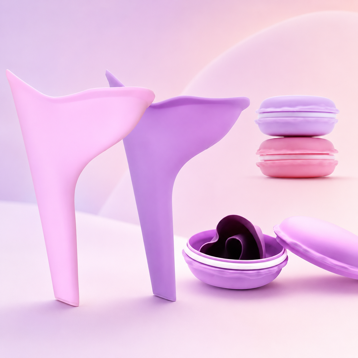 Women’s Portable Silicone Urination Device