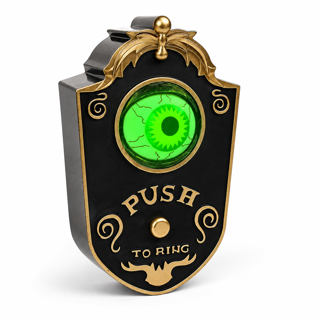 Halloween Animated Eyeball Doorbell – Scary Door Decoration