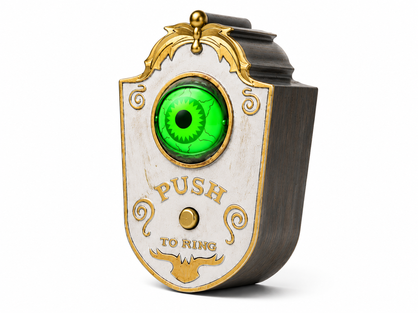 Halloween Animated Eyeball Doorbell – Scary Door Decoration