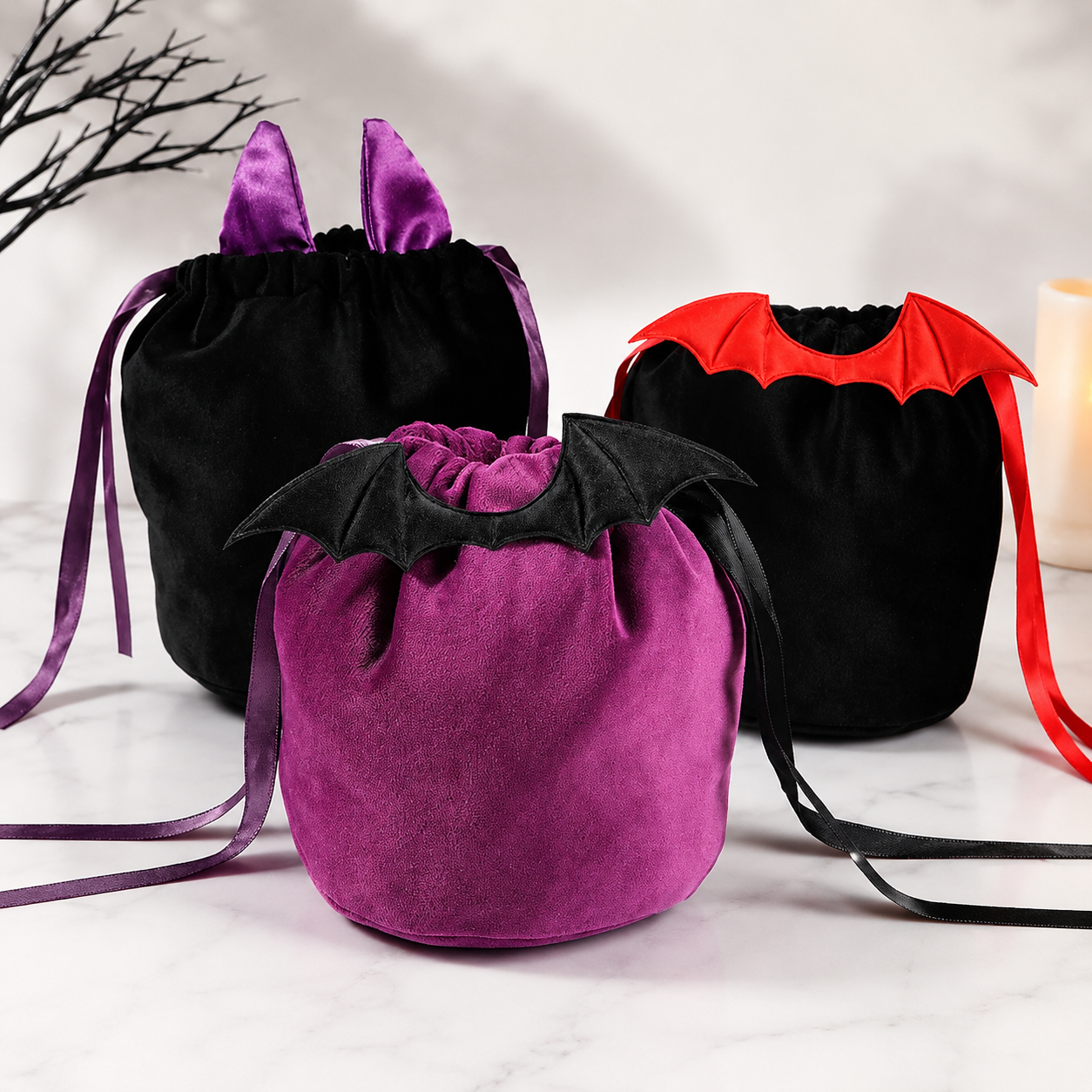 Halloween Bat Ears Candy Bag