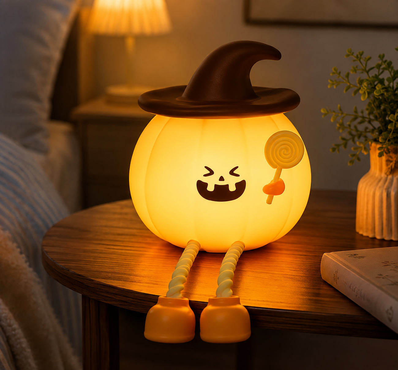 Pumpkin Touch-Control Night Light