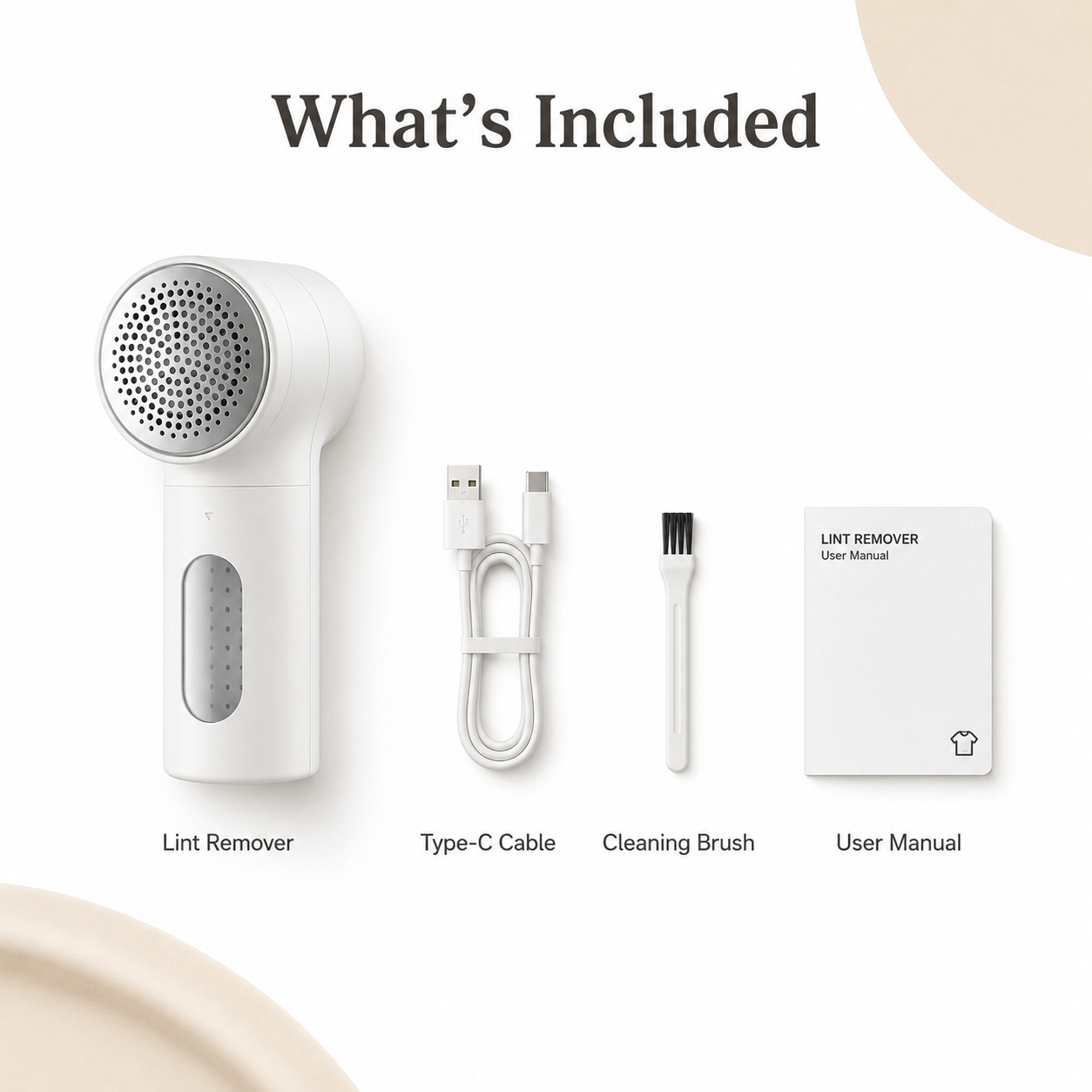 Rechargeable Fabric Lint Remover