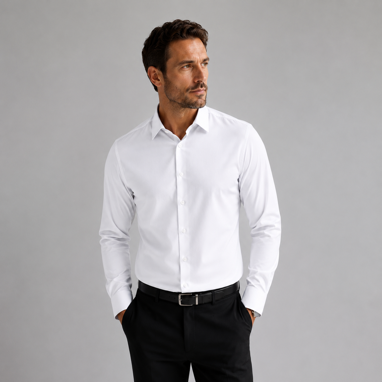 Men’s Smart Casual Dress Shirt