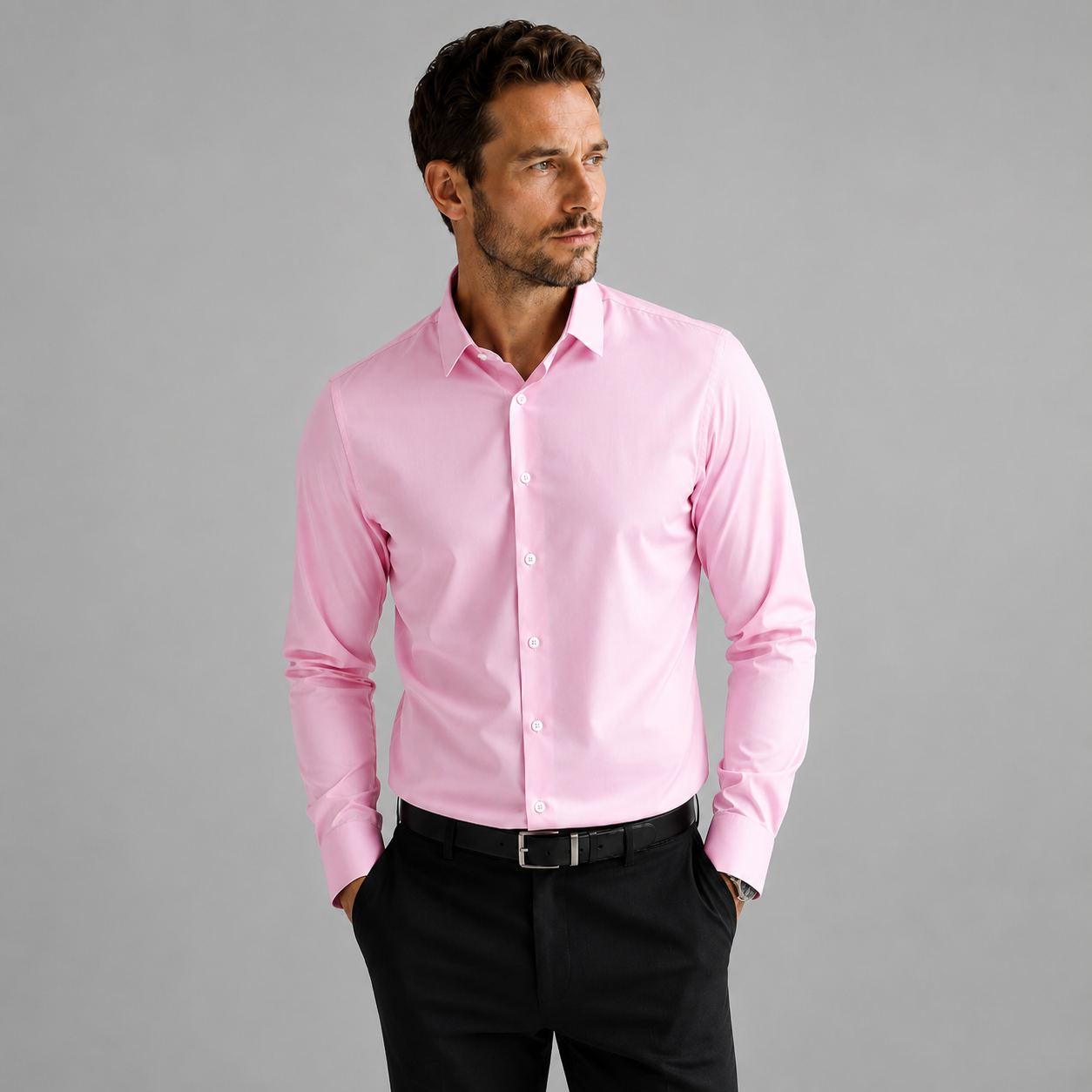 Men’s Smart Casual Dress Shirt