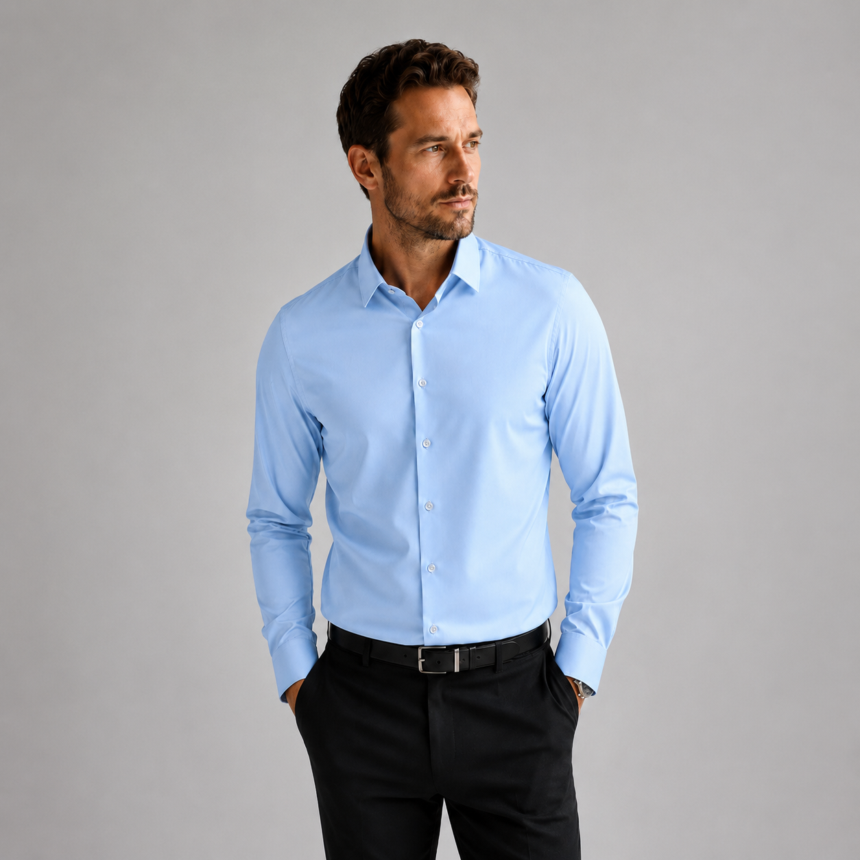 Men’s Smart Casual Dress Shirt