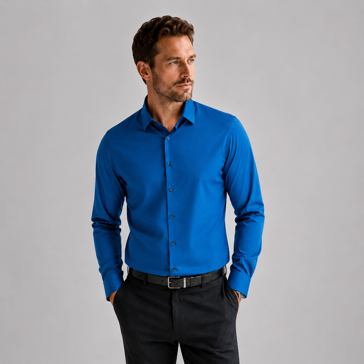 Men’s Smart Casual Dress Shirt