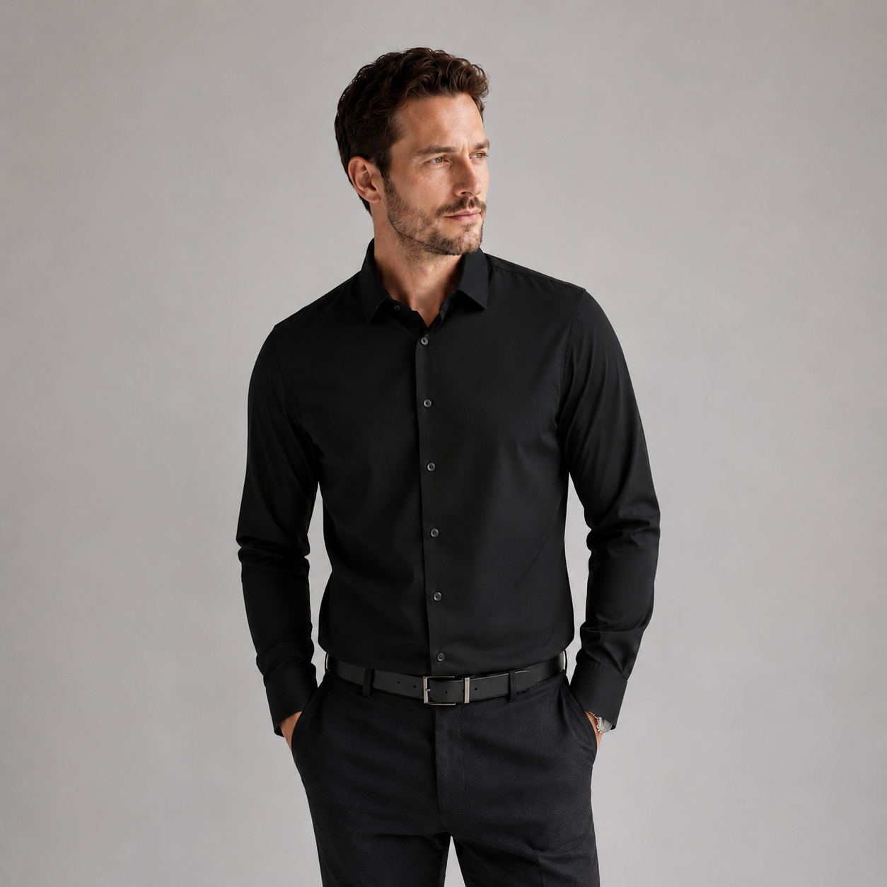 Men’s Smart Casual Dress Shirt
