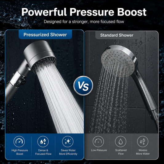 3-Mode Filtered Massage Shower Head