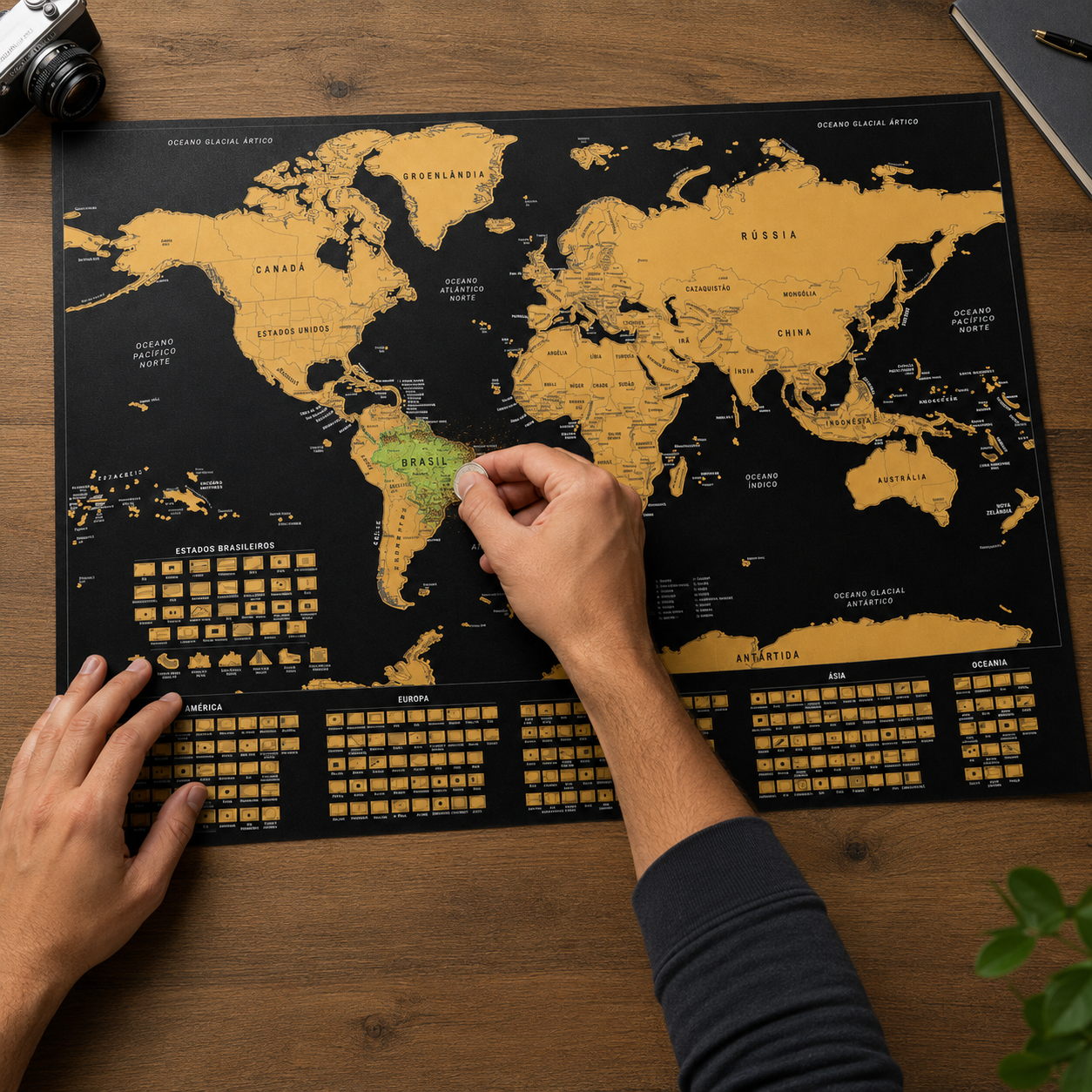 Scratch-Off World Map