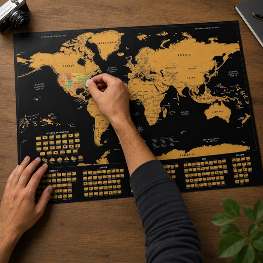 Scratch-Off World Map