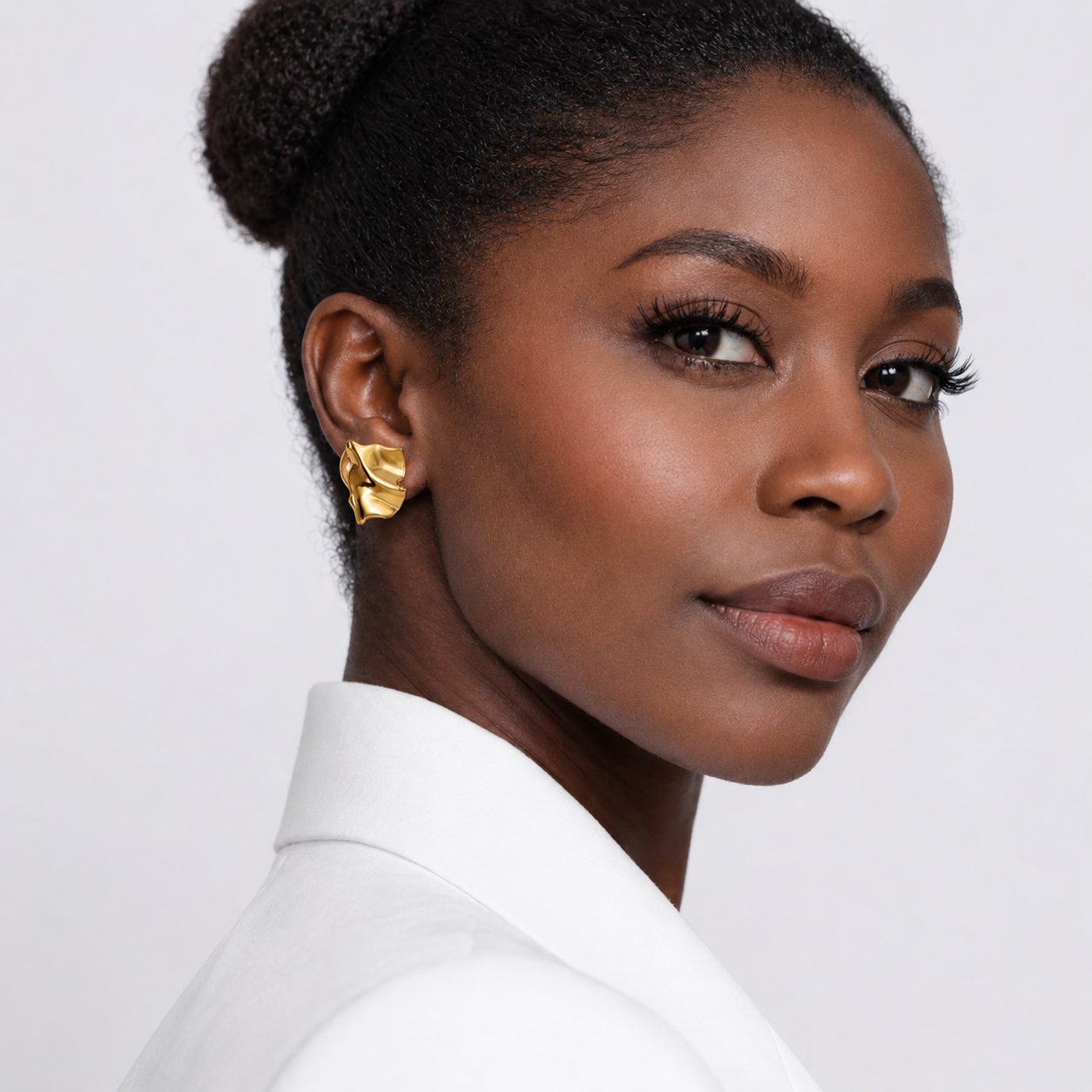 Women’s Geometric Golden Earrings
