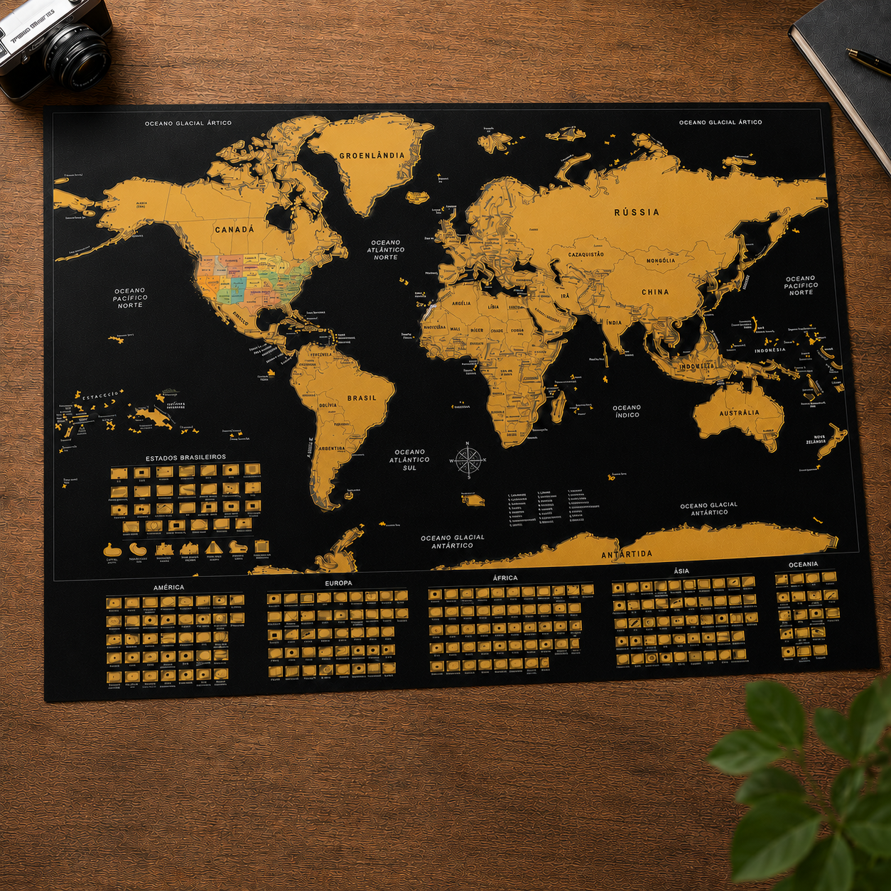 Scratch-Off World Map