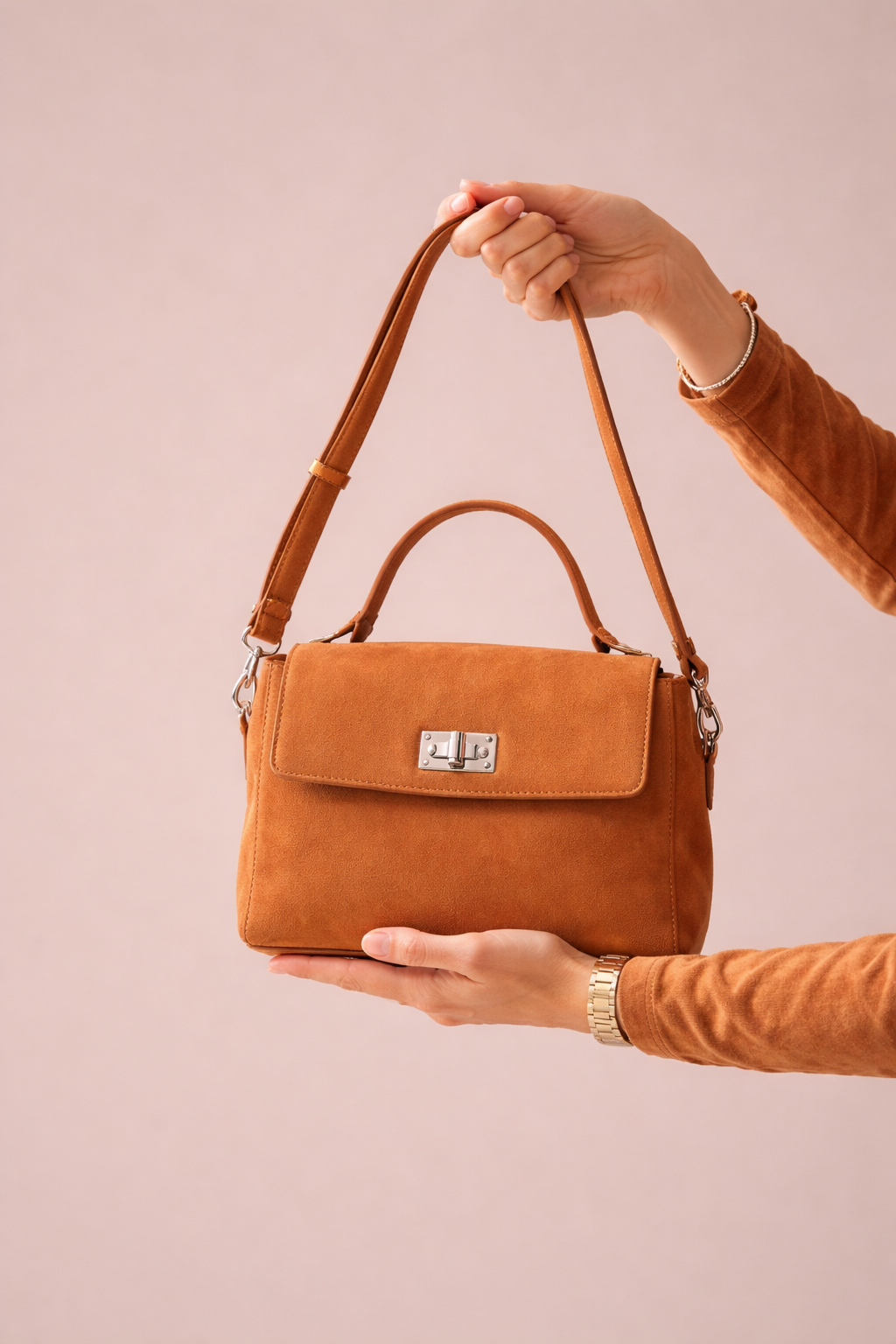 Bolso bandolera informal para mujer con correa ajustable