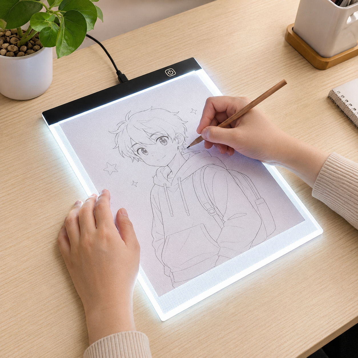 Dimmable LED Drawing Board