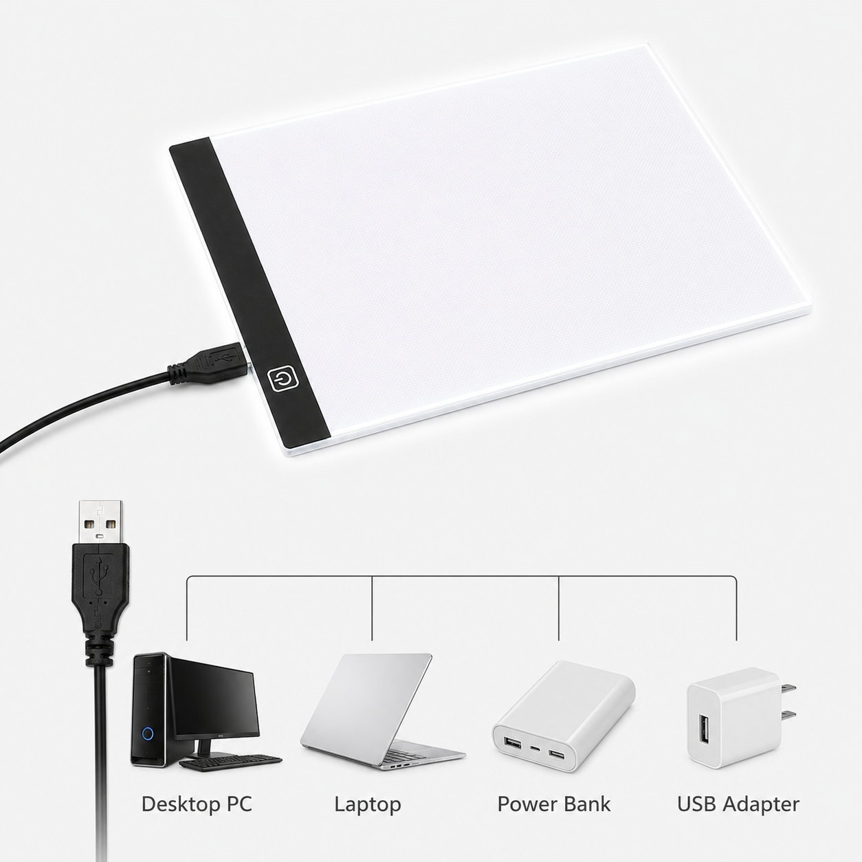 Dimmable LED Drawing Board
