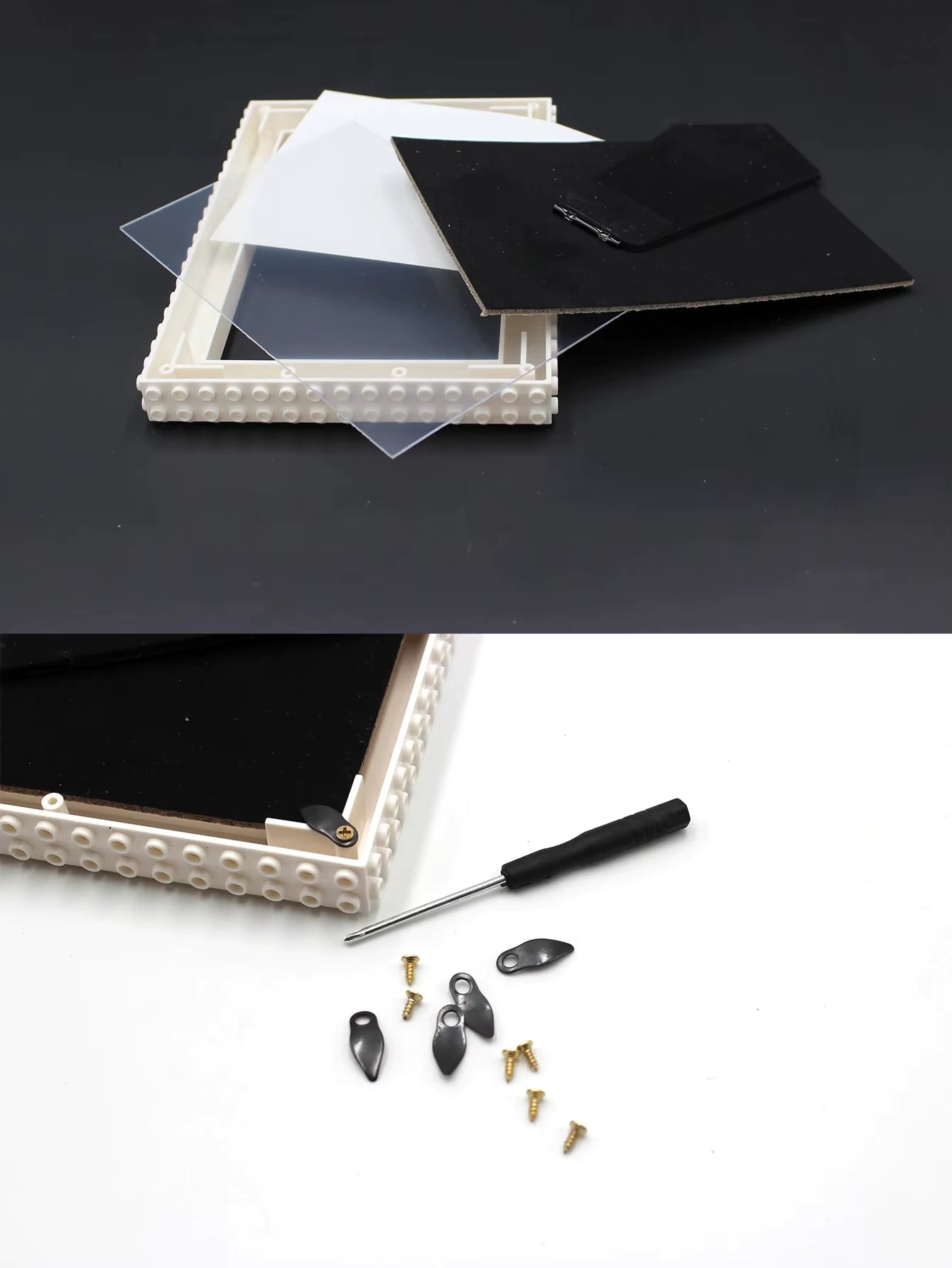Colorful DIY Building Block Photo Frame