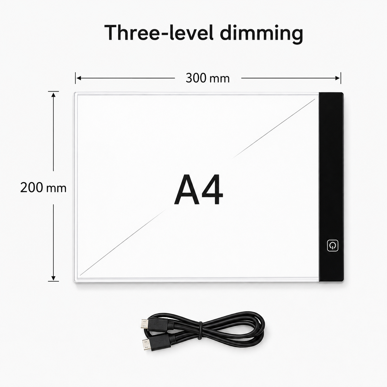 Dimmable LED Drawing Board