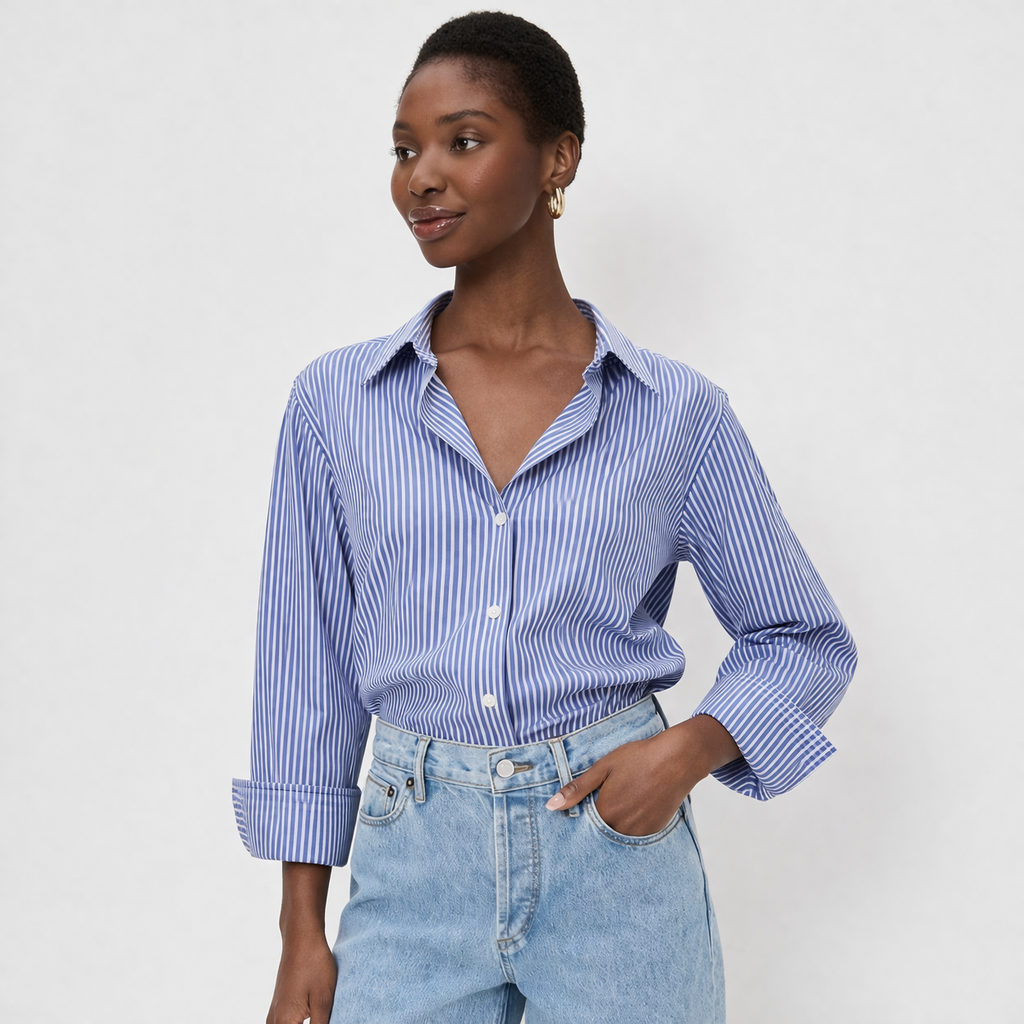 Classic Long Striped Shirt