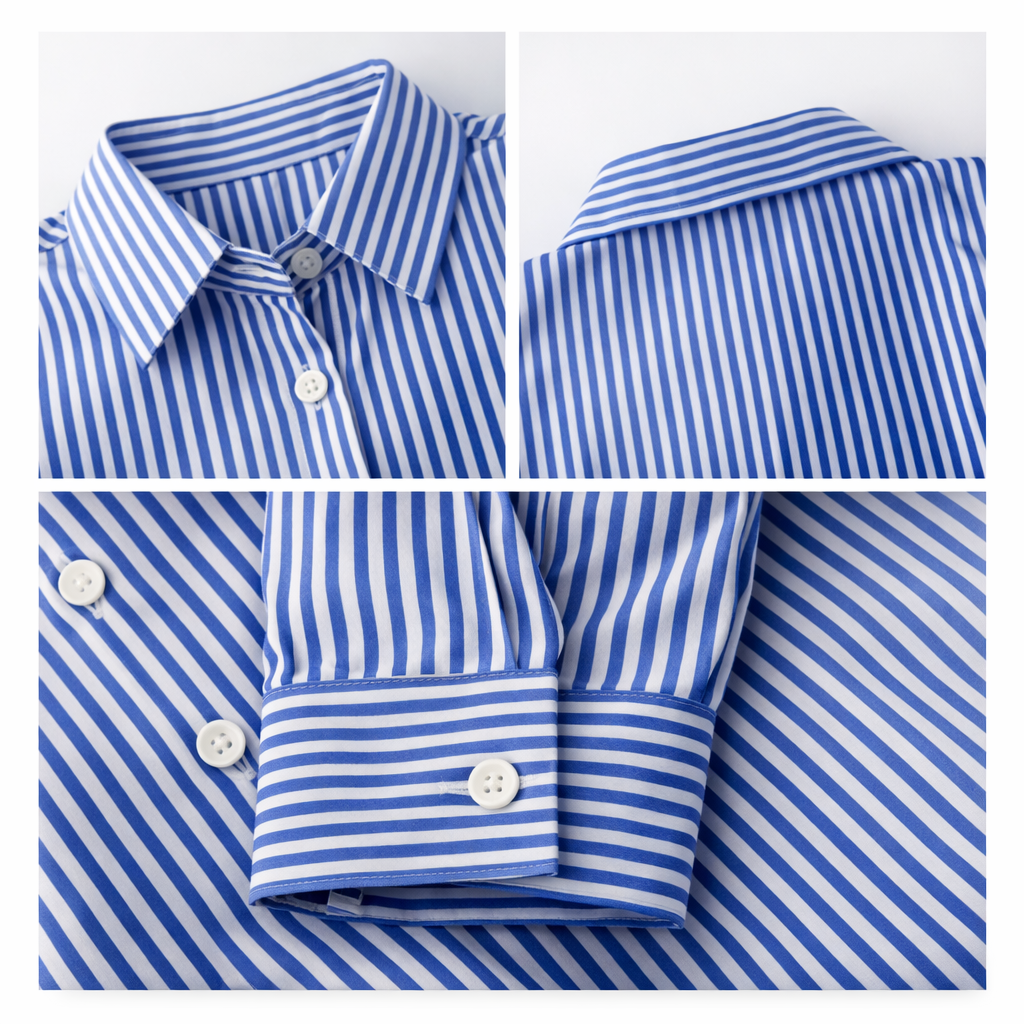 Classic Long Striped Shirt