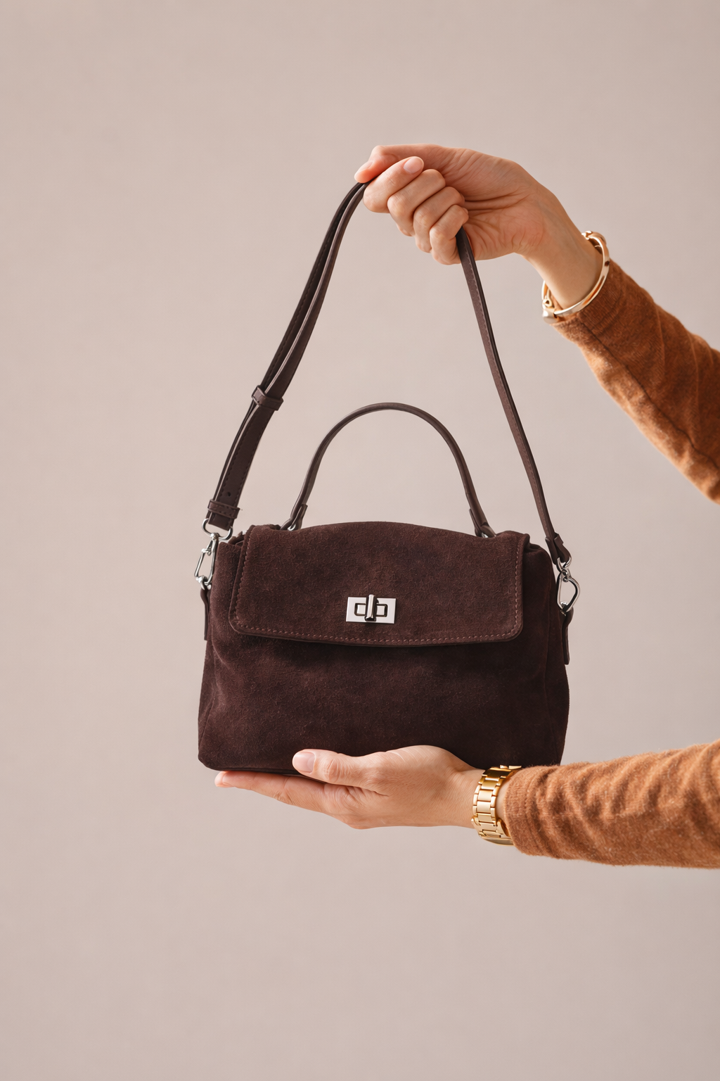 Bolso bandolera informal para mujer con correa ajustable