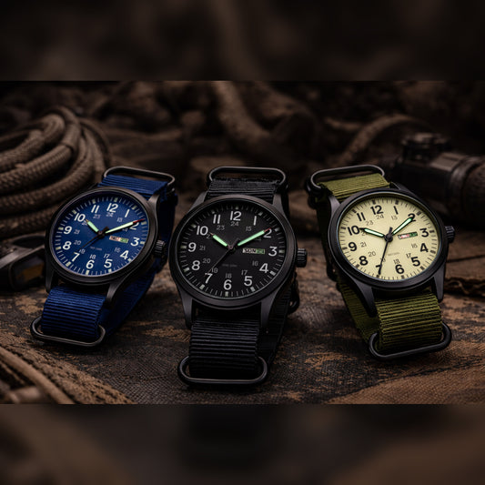 Field Watch – Easy Read 24H Quartz Watch with Nylon Strap