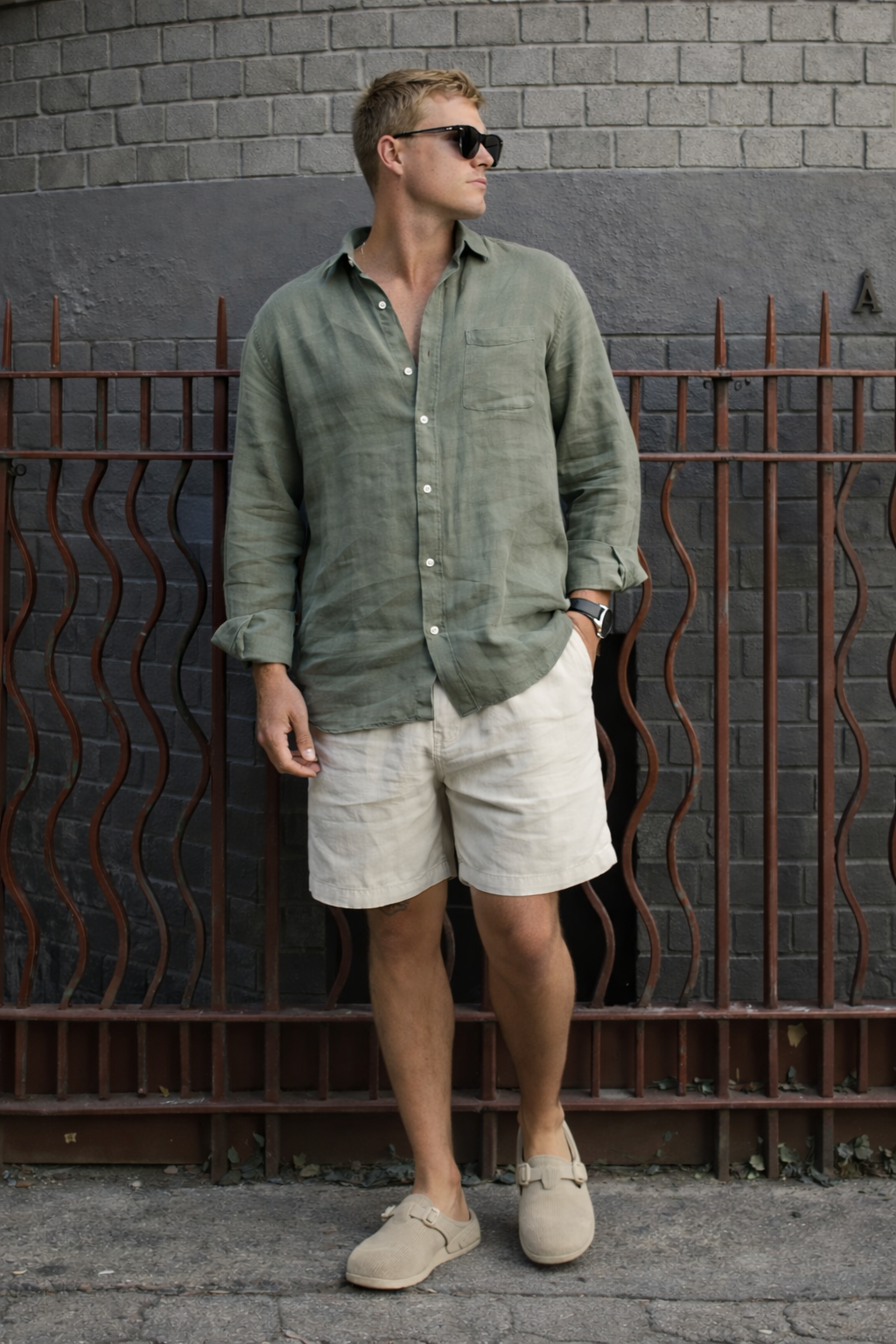 Men’s Solid Casual Shirt